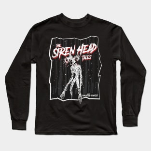 Scary Siren Head tales dark forest meme Long Sleeve T-Shirt